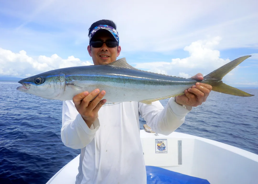 Rainbow Runner caught on a live sardina out of Sierpe, Costa Rica