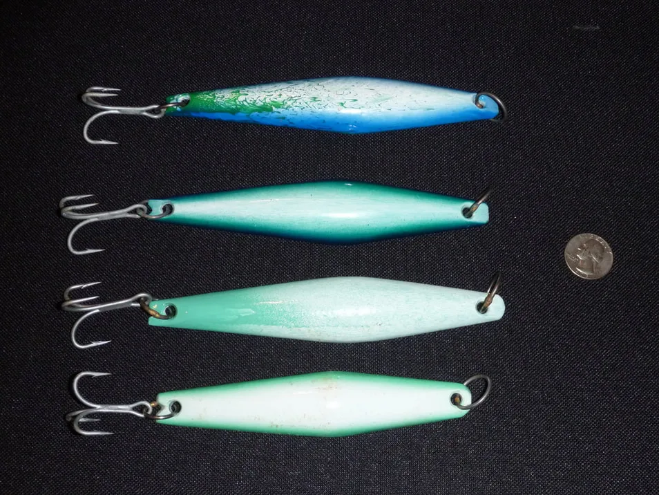 Surface iron lures for Yellowtail.