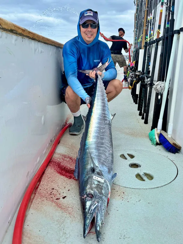 Wahoo caught on the Vagabond