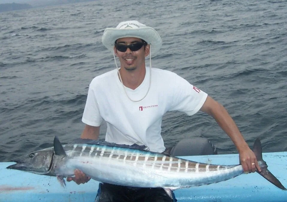 This large Wahoo was caught off of Mariato, Panama