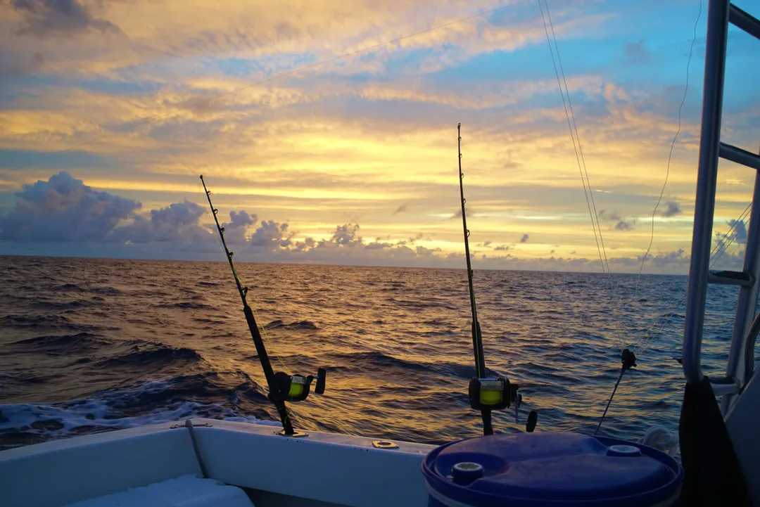 Sunset on the farthest FAD