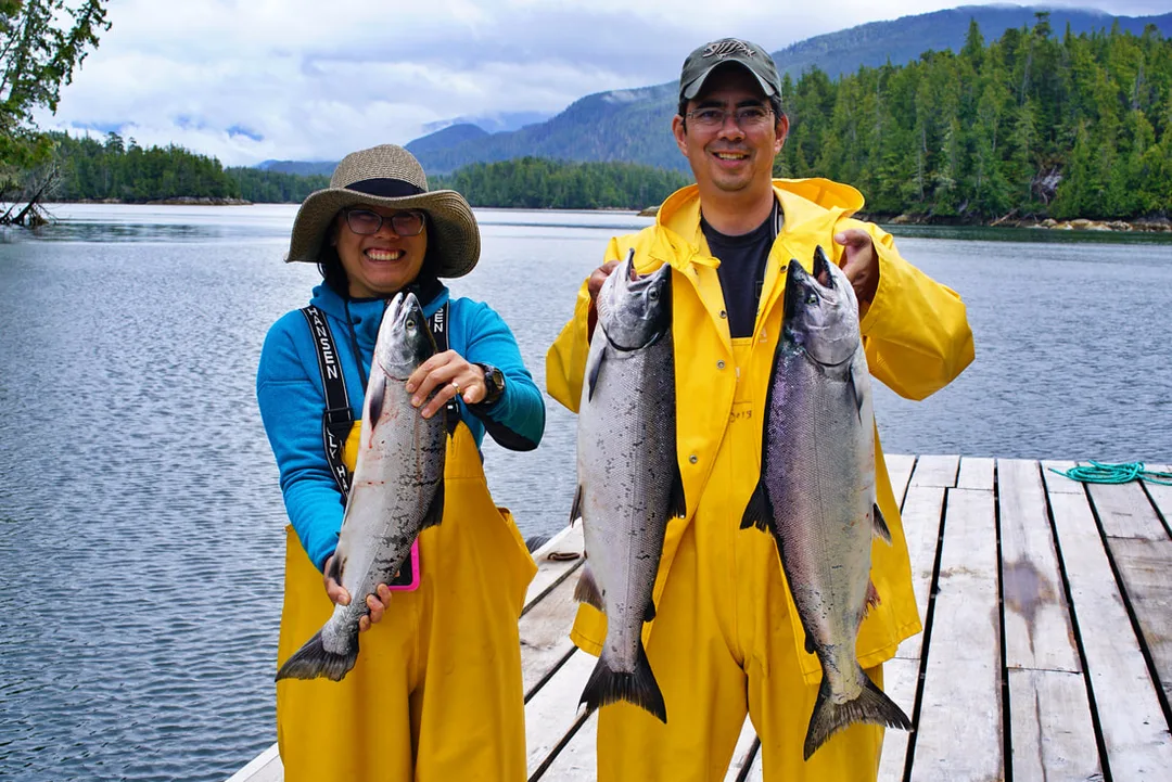 Some healthy Silvers caught in British Columbia, Canada