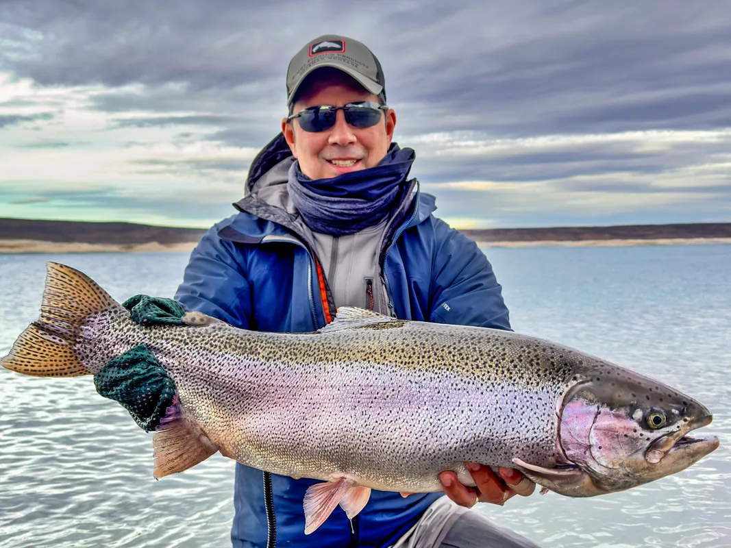 Big Rainbow Trout in Jurassic Lake