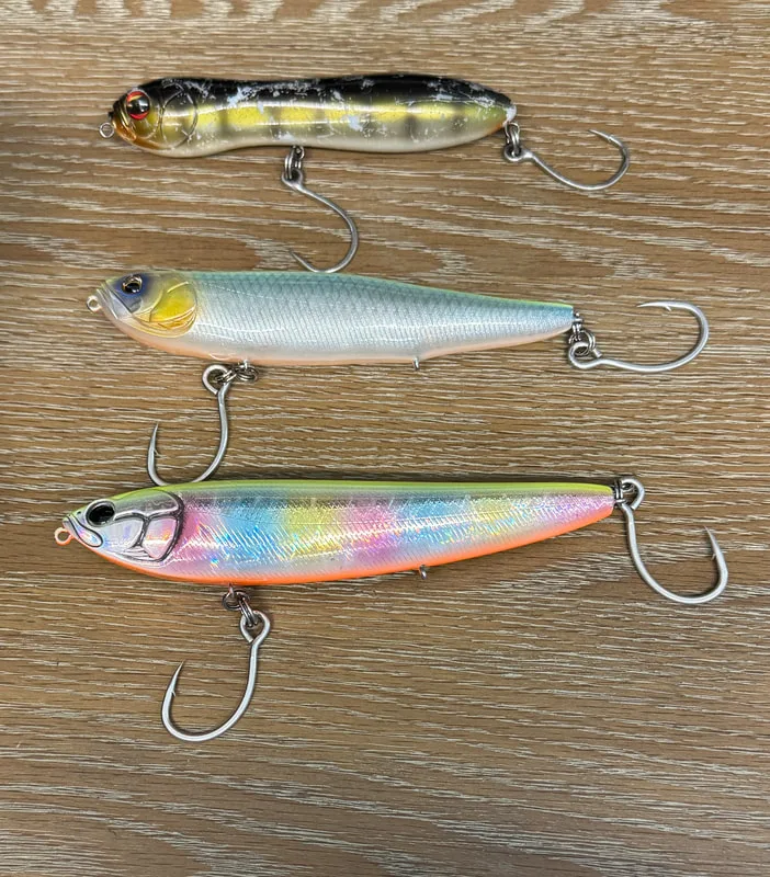 Top to bottom: Imakatsu Trairao, Imakatsu Slamdog Monster, Evergreen Amazon