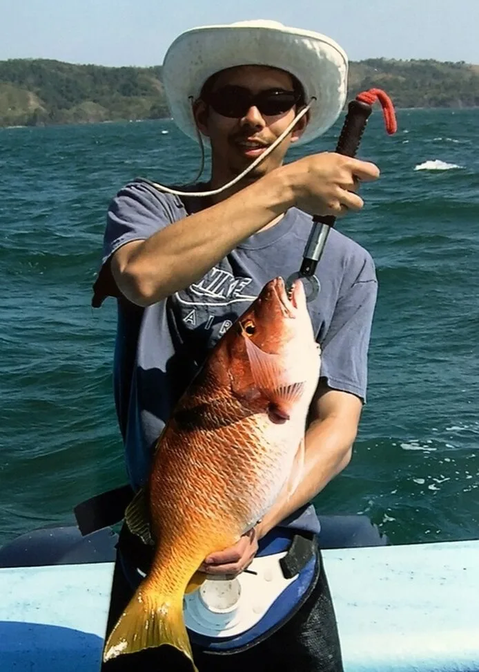 Not the best photo, but this is probably the largest Yellow Snapper I've seen.  Caught in Panama.
