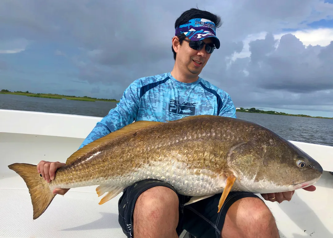 A big Bull Redfish from the Cocodrie area of Louisiana