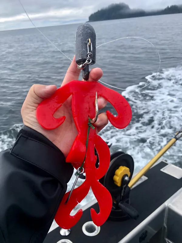 Big plastics like this can yield some nice fish