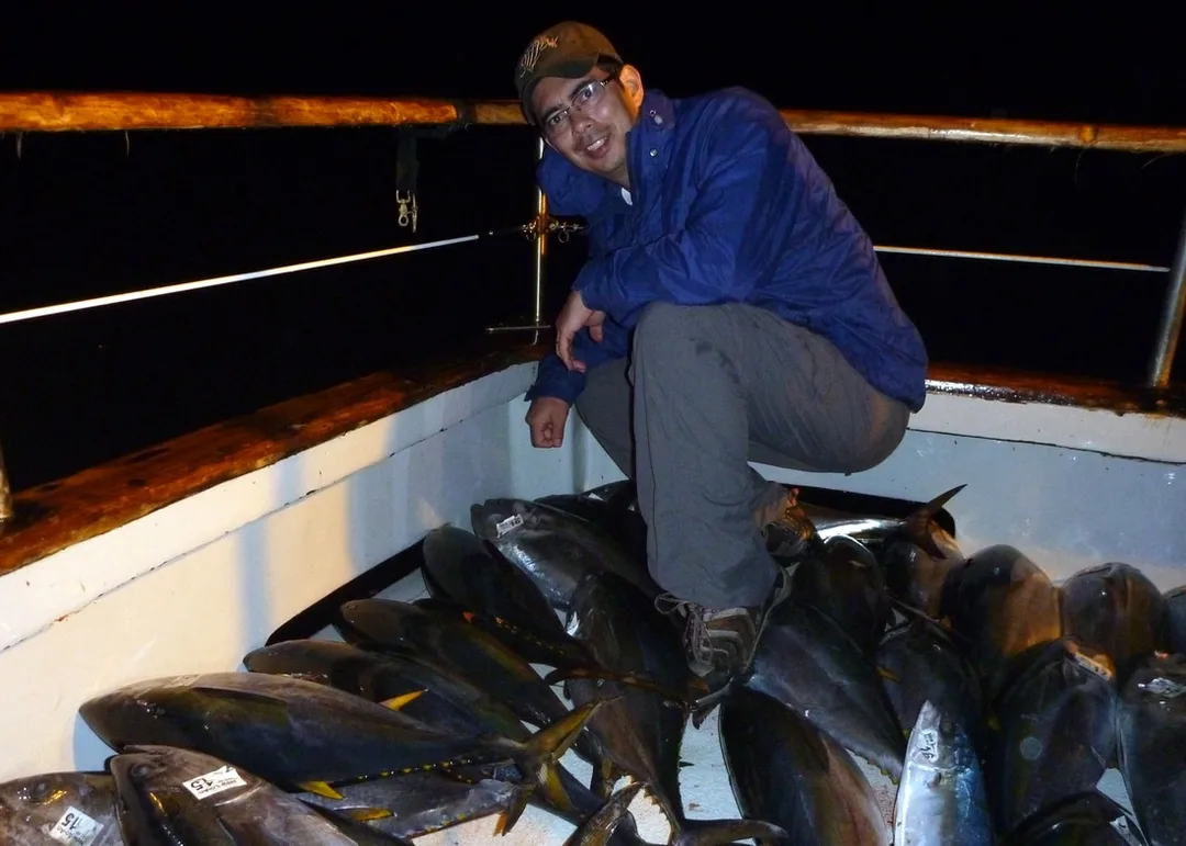 A nice haul of tuna from a 1.5 day trip out of San Diego.