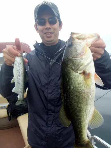 Largemouth Bass that fell for a 9