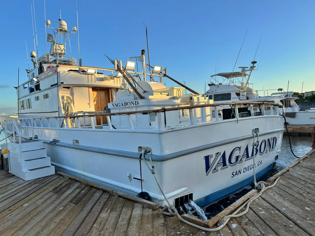 The 80' x 24' sportboat Vagabond